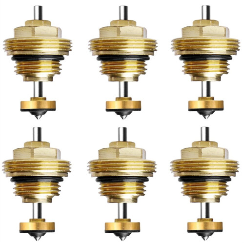 Underfloor Heating Manifold,Pack Of 6 Return Pin Valve Core M30 X 1.5