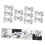 10pcs Canvas Clip Supply Stand Clamps Large Clips with Frame 5