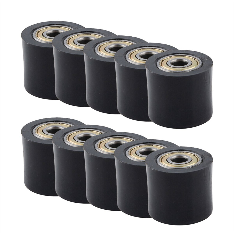 10Pcs 10Mm Mechanical Pulley Bearings,Roller Idler Bearing Pulley 4851907689197