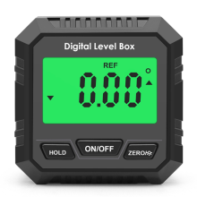 Universell skråboks 90 graders mini elektronisk vinkelmåler svart