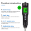 LCD digital jord EC-termometer bakgrunnsbelyst vanntett 5