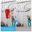 100pcs 6mm Anti-Theft Locks Device Peg Hook Stop Lock Red 7