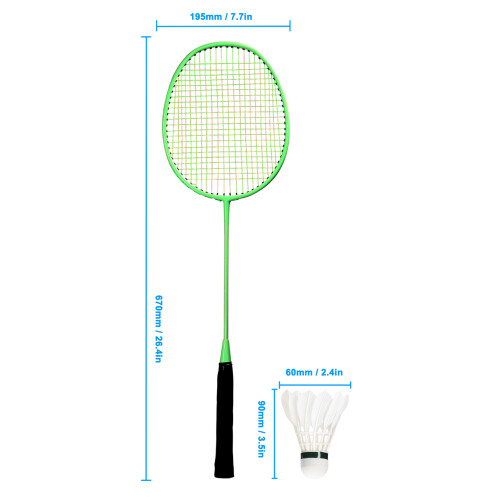 Training Badminton Racket Shuttlecock Set Physical 2