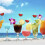 Bamboo Picks Fruit Forks Artistic Toothpicks Cocktail Picks 6