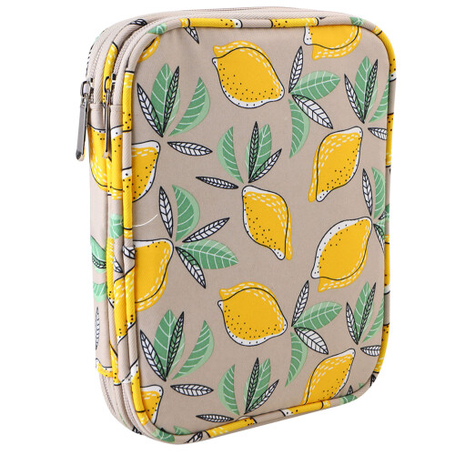 Yellow Lemon Crochet Hook Case Organiser Knitting Needle Storage