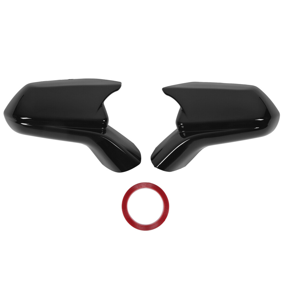 1 Pair Rear View Mirror Housing Gloss Mirror Black 8320539213057