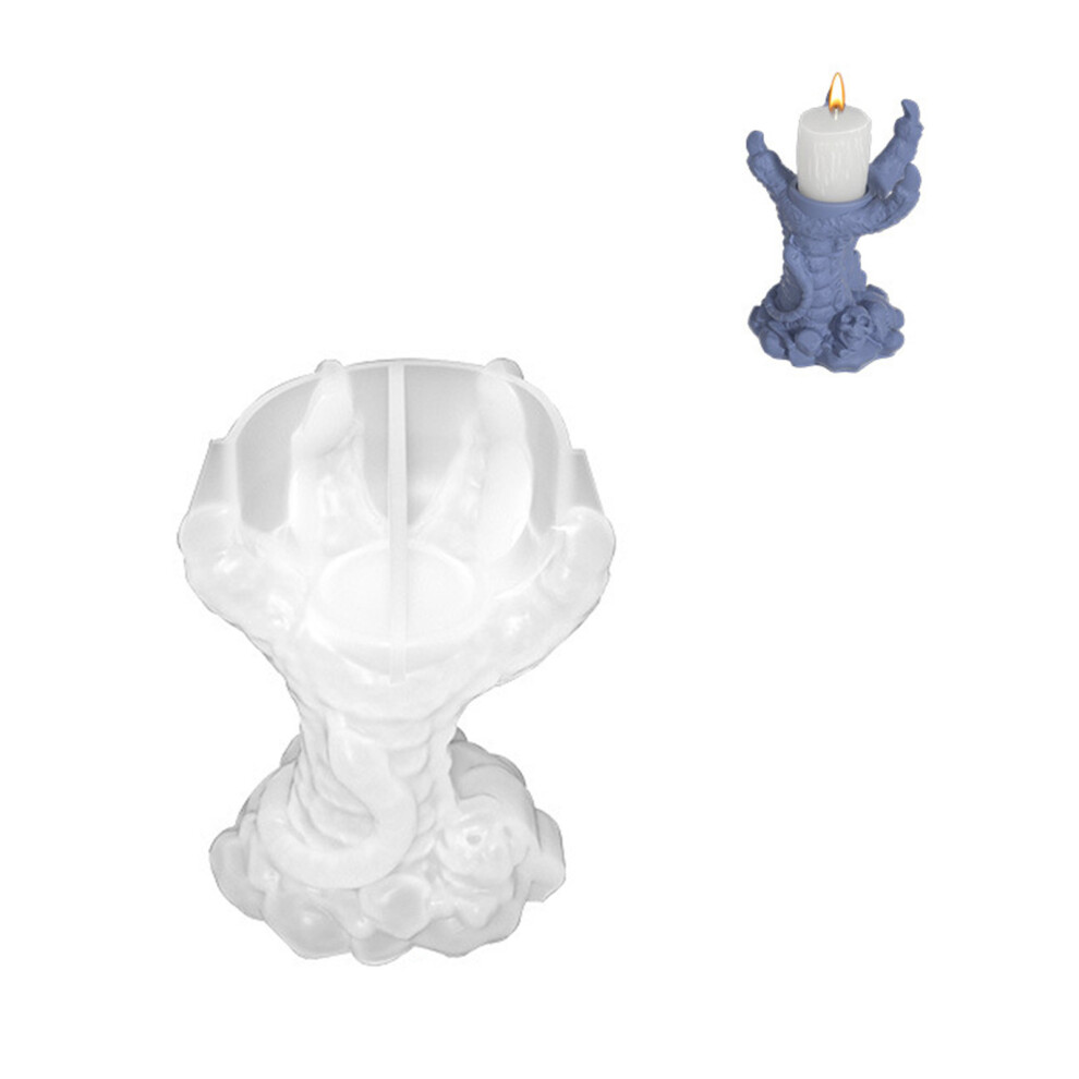 Skull Hand Candle Stand Devil Claw Candle Base Molds For Making 7751000052607
