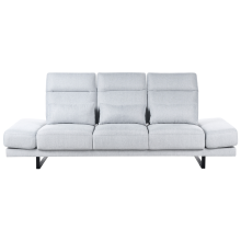 Sofa 3 Seater IKAST Fabric Light Grey
