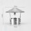 Stainless Steel Chimney Flue Cowl Pipe Rain Cover Protector Cap 1
