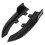 Rear Bumper Side Lip Diffuser Glossy Black Skirt 6