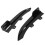 Rear Bumper Side Lip Diffuser Glossy Black Skirt 10