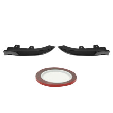 Rear Bumper Side Lip Diffuser Glossy Black Skirt