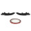 Rear Bumper Side Lip Diffuser Glossy Black Skirt 1