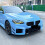 Forreste kofanger sidesplitter spoiler til 2-serie M2 Bright Black 5