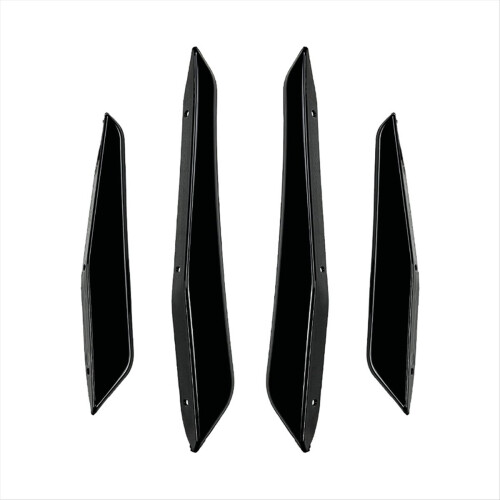 Forreste kofanger sidesplitter spoiler til 2-serie M2 Bright Black