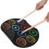 Electronic Drum Pad Portable Colored Hand Rolled 8