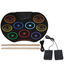 Electronic Drum Pad Portable Colored Hand Rolled