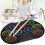 Electronic Drum Pad Portable Colored Hand Rolled 10