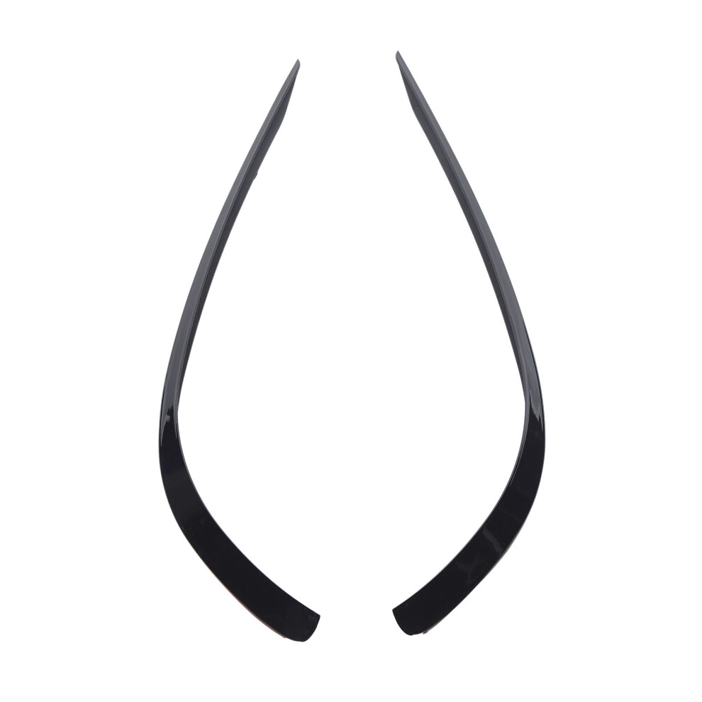 2Pcs Front Bumper Spoiler Left Right Glossy Black 8320539214160