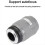 4/3-/3 Adapterring Autofokus til 4/3 Objektiv til A 7