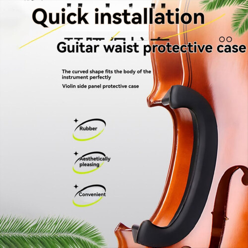 Rubber C Shaped Waist Side Plate Protector Cover Sleeve 1