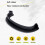Rubber C Shaped Waist Side Plate Protector Cover Sleeve 4