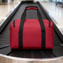 (Burgundy) Lightweight Luggage Bag, Large Capacity Travel Duffle Bag