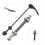 Bike Axle Quick Release Skewer Front Bicycle Axle Wheel Hub Front 7