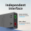 Carte son 7.1 canaux USB vers microphone Haut-parleur Interface audio 7