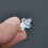 100pcs Clear Silicone Earrings Stoppers Ear Studs Closure Rubber 5