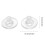 100pcs Clear Silicone Earrings Stoppers Ear Studs Closure Rubber 3