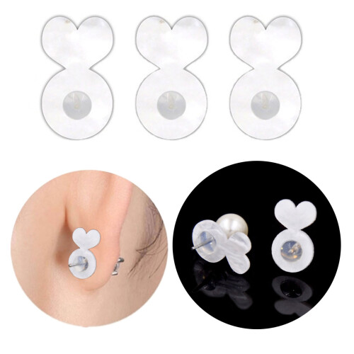 6Pcs Multi functional Earring Clasps Unique Earring Supports for 1