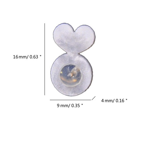 6Pcs Multi functional Earring Clasps Unique Earring Supports for 2