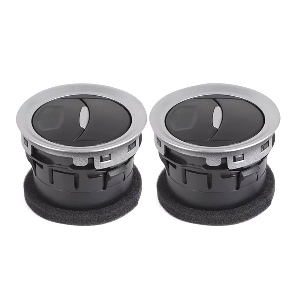 2Pcs Air-Conditioning Outlet Air Vent Grille Diffuser For Black 4851660365840