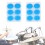 12PCs Drum Damper Silencer Percussion Instrument 7
