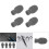 4Pcs Drum Stick Practice Tip Portable Silicone 9