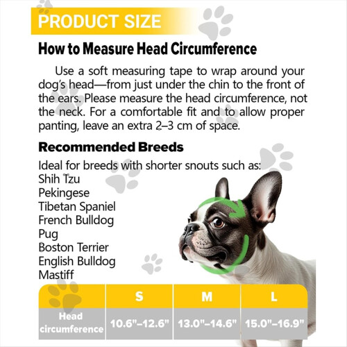 Soft Breathable Anti-Biting, Fit for Grooming, Walking, Training - L 1