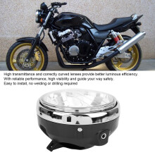 Motorcycle Retro Headlamp for CB400 Hornet 250 VTEC 7inch Clear Yellow