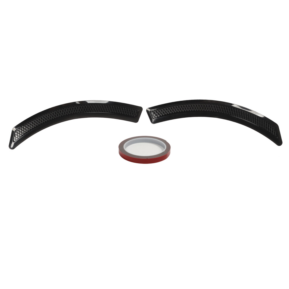 2Pcs Car Wheel Eyebrow Strip 41.5Cm Universal Anti Black 8320539217789