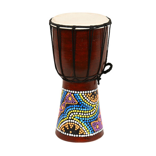 6in Djembe Drum Rugged Durable African Inspired