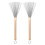 2 Pcs Drum Brush Retractable Steel Wire Stick 1