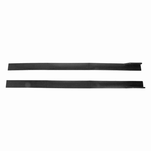 6PCS Car Side Skirt Carbon Fiber Pattern 3 Section 1
