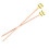 1 Pair Yarn Head Keyboard Marimba Mallets with 11