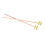 1 Pair Yarn Head Keyboard Marimba Mallets with 3