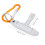 Drum Skin Tuning Key Square Socket with Carabiner 11