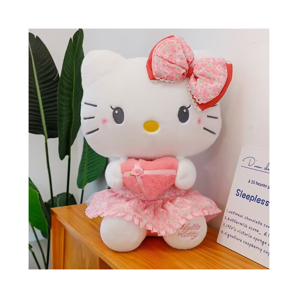 (Hello Kitty, 40cm) Kitty Hello Kuromi Melody Plush Toy Cotton Filling Party Gift Anniversary Favor-image-OPC-PKFWXRT-NEW
