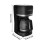 Living And Home 1.5L Drip Coffee Machine with Removable Filter Basket, Black 5