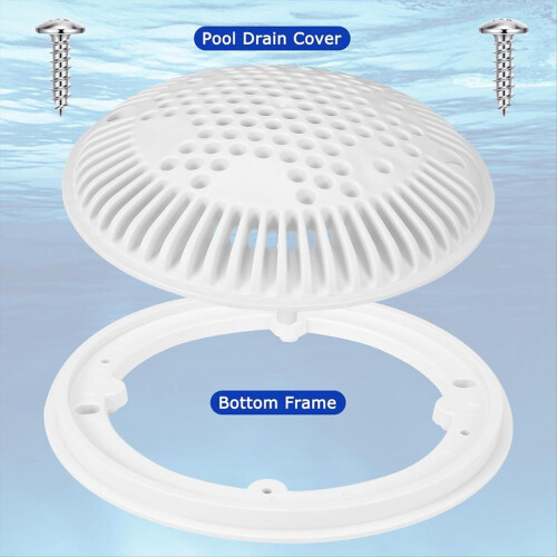 for SP1030 Pool Suction and Dual Outlet Round Pool Main Drain 1