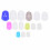 Silicone Rubber Fingertip Protectors Fingerstall 8