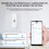 2 stuks Tuya slimme temperatuur-vochtigheidssensor WIFI 7